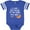 Football Blue and White, variant on Inktastic I Love My Mom to the Moon and Back Boys or Girls Baby Bodysuit