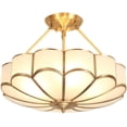 thumbnail image 2 of DENEST Modern Ceiling Light Semi Flush Mount Lighting Fixture Ceiling Lamp Chandelier, 2 of 7