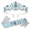 Gold, variant on "Birthday Queen" Sash and Rhinestone Tiara Set, Women Birthday Sash and Crown Decoration, Glitter Crystal Hair Accessories for Girl Birthday Party