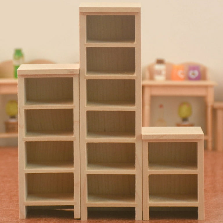 Hesroicy Mini Bookshelf Fine Workmanship Decoration Simulation