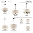 thumbnail image 5 of Livex Lighting - Blossom - 1 Light Petite Semi-Flush Mount In Transitional, 5 of 10