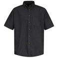 thumbnail image 2 of Red Kap Men's RK Poplin Dress Shirt, Black, SSL XL, 2 of 6
