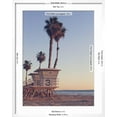 thumbnail image 5 of Art.com Vintage California Life Guard Station - California Beach with Life Guard Photographic Print by DCornelius, White Frame Wall Art, 23" x 29", 5 of 5