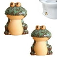 thumbnail image 2 of 2 - Piece - Shaped Ceramic Toilet Bolt Covers - Decorate Your Bathroom, 2 of 6