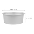 thumbnail image 2 of unbranded 6Ud Redondos Para Hornear De Aluminio Para Postres Y Pasteles En Casa Color Plata, 2 of 8