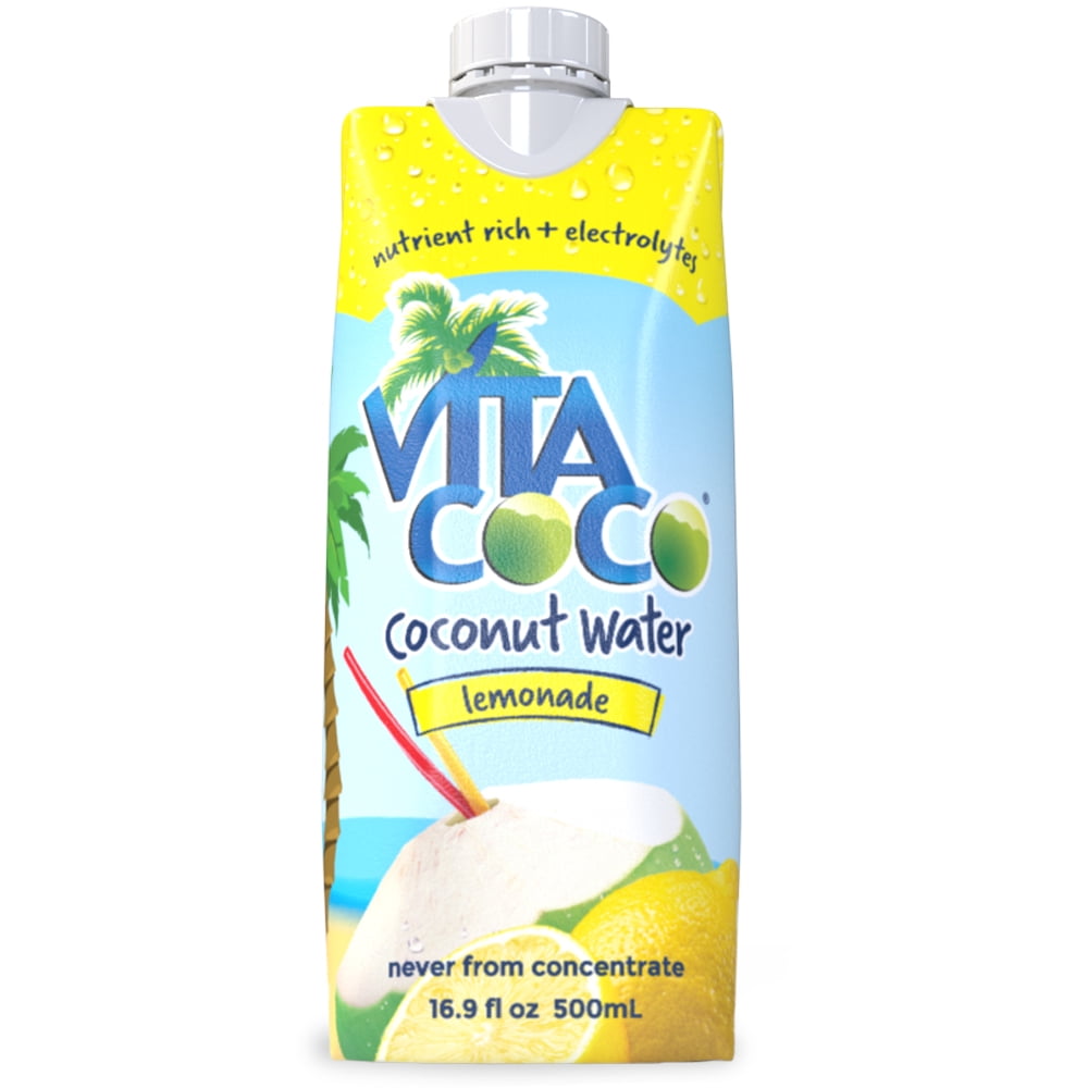 Vita Coco Coconut Water, Lemonade, 16.9 Fl Oz