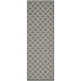 thumbnail image 4 of SAFAVIEH Outdoor CY6925-246 Courtyard Anthracite / Beige Rug, 4 of 10