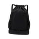 thumbnail image 4 of Mochila de tenis para mujer y hombre, bolsa de transporte para raquetas, correa ajustable, multiusos. Negro, 4 of 9