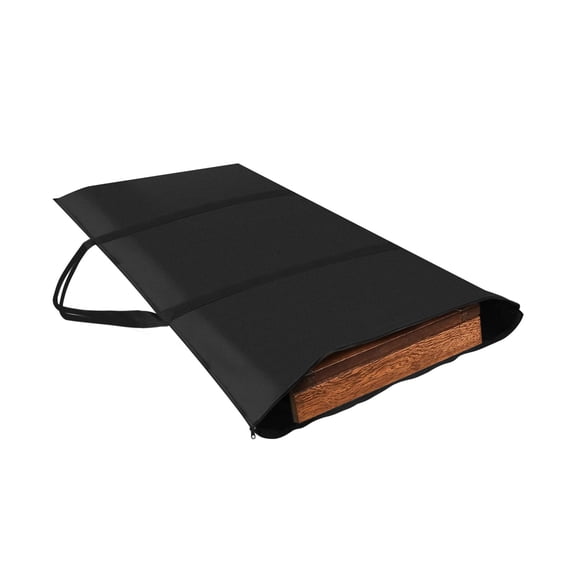 Zippered Table Leaves Cover 52x28 Inch Polyester Storage Bag Water Resistant With Comfortable Strap For Long Term Protections