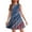 #004-Royal Blue, variant on Xyxonk Fourth Of July Dresses for Girls Printed Sleeveless American Flag Patriotic Dresses Fashion Casual Independence Pride Day Crewneck Outfits Clothes for Kids 5-14 Years ,Dark Blue
