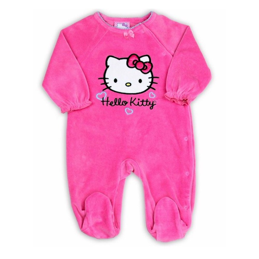Hello Kitty Hello Kitty Pink Infant Girls Plush Blanket Sleeper