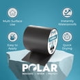 thumbnail image 2 of Cinta impermeable Polar TapeSeal negra de 1,5 x 1,5 m para interiores y exteriores, 2 of 7