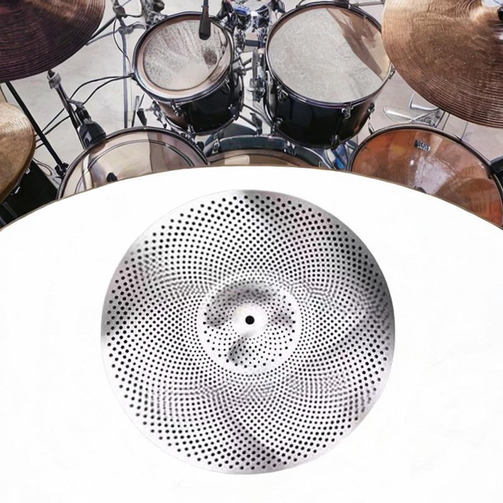 JWQFBC Drum Cymbal for Drmmer Practice Lightweight Drum Accessories Sturdy Quiet Cymbal 20inch