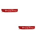 thumbnail image 2 of Wosthever Navidad Navidad al aire libre Banner colgante signo bandera ornamento Navidad fiesta en casa decoración No.01 2piezas, 2 of 6