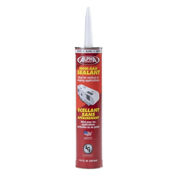 Lippert Components 862157 10.3 oz Tube 1010 Low VOC Non-Sag Sealant, White