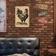 thumbnail image 4 of Plantillas De Dibujo De Pared De Pintura De Hierro Para Letrero De Pollo Chic Retro Resistente A La Intemperie Para El Hogar Likrtyny Arte Deco, 4 of 9