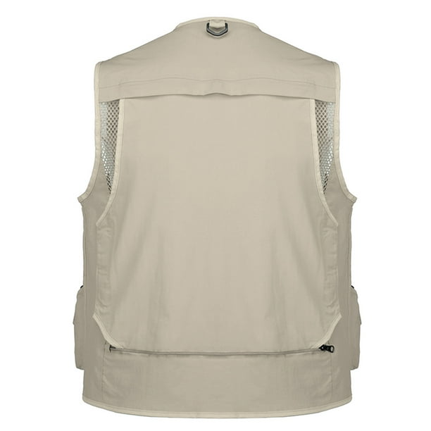 Fishing Photography Vest Summer Multi Pockets Mesh Jackets Quick Dry  Waistcoat