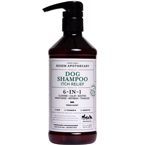 Rosen Apothecary 6-in-1 Itch Relief Dog Shampoo 480ml