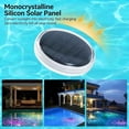 thumbnail image 4 of weibbin Plastic Solar Pool Light Smart Remote Control RGB Floating Waterproof for Garden Multicolor 4.3x1.8in, 4 of 9