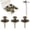 Bronze, variant on 60 PCS Double Headed Picture Hanging Nails,Wall Hangers Without Nails,Thumb Tacks for Wall Hangings Picture,Decor Push Pins