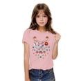 thumbnail image 1 of HVOBBTY T-shirt Décontracté à Manches Courtes pour Tout-Petits, T-shirt Mode à Col Rond Imprimé pour Garçons, Manches Courtes Rose, 9 Ans, 1 of 4