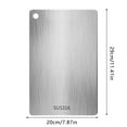 thumbnail image 2 of Binwennn Thick Stainless Steel Cutting Board Suitable For Home Kitchen Cooking Outdoor Camping Hiking Backpacking Travel Mini Chopper Manual Compact Kitchen Home Needs for Men Nut Chopper Kitchen, 2 of 3