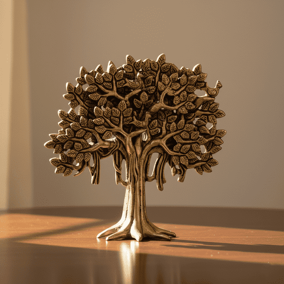 Authentic Brass Kalpavriksha Tree - Home Décor