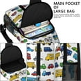 thumbnail image 4 of Truck Excavator Cartoon Car Crossbody Backpack, Men Fire Truck Sling Daypack, Lightweight Durable Construction Vehicle Bag for Women, 4 of 6