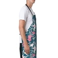 thumbnail image 3 of Lsque Lilies Flowers Waterproof Apron Chef Aprons for Men Heavy Duty Chemical Work Apron Extra Long Grilling Aprons with Adjustable Bib Apron, 3 of 9