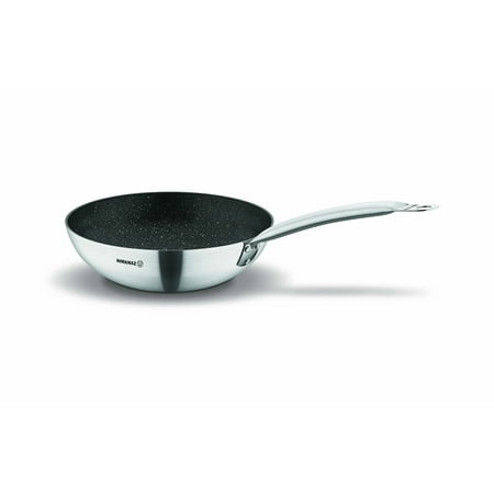 

Korkmaz Proline Gastro Fry Pan 10-Inch Nonstick Granite Inner Coating Aluminum Capsule Base and Stainless Steel Exterior A2853