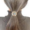 thumbnail image 5 of Distinctive Cowboy Hair Accessory with Pumpkin Flower and Turquoise Beads for Stylish Barrettes Fashion, 5 of 6
