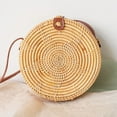 thumbnail image 2 of Women Handwoven Rattan Bags Handmade Woven Purse Handbag, 2 of 4