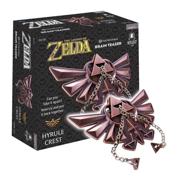 BePuzzled, Legend of Zelda Hyrule Crest Hanayama Brain Teaser Level 4 Ages 12 