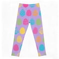 thumbnail image 4 of Tiijoy Girls Easter Leggings Eggs Print Stretchy Casual Tights for Kids, Sizes 3-14, 4 of 4