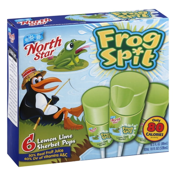pic Frog Ice Cream Bar ice cream specialties north star frog spit sherbet pops 6 ea walmart com