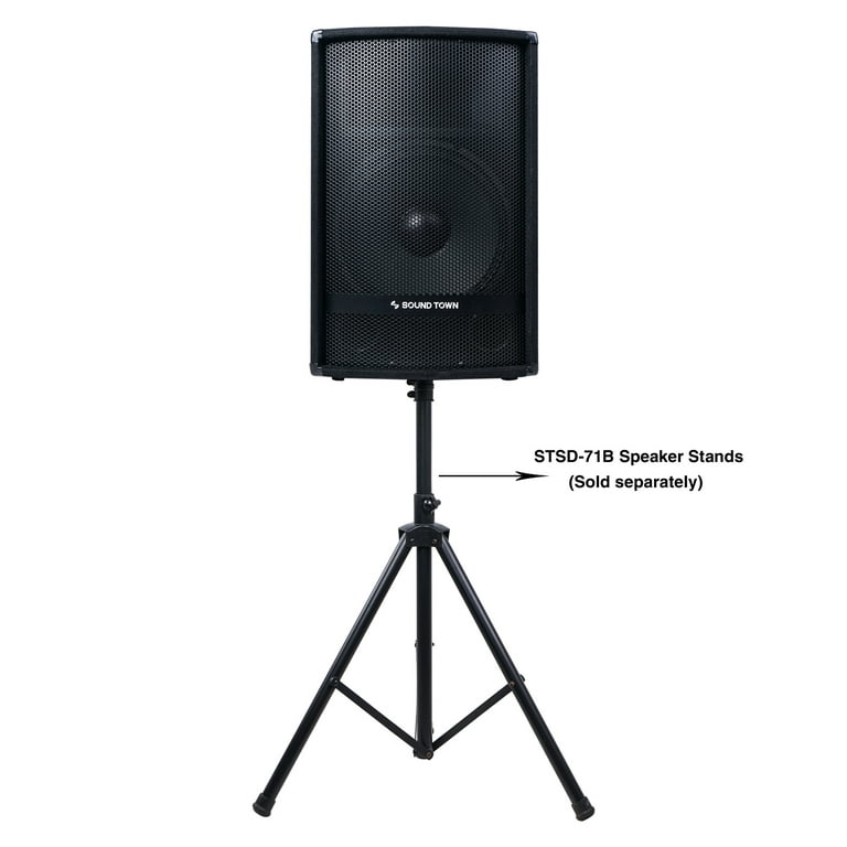 PA System Set: 12 Speakers, Amplifier, Mini Mixer, Microphone System,  Cables (METIS112-SWM10-NIX-S1) – Sound Town