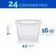 thumbnail image 3 of Contenedores de almacenamiento de alimentos Healthy Packers de 16 oz (paquete de 24), 3 of 9