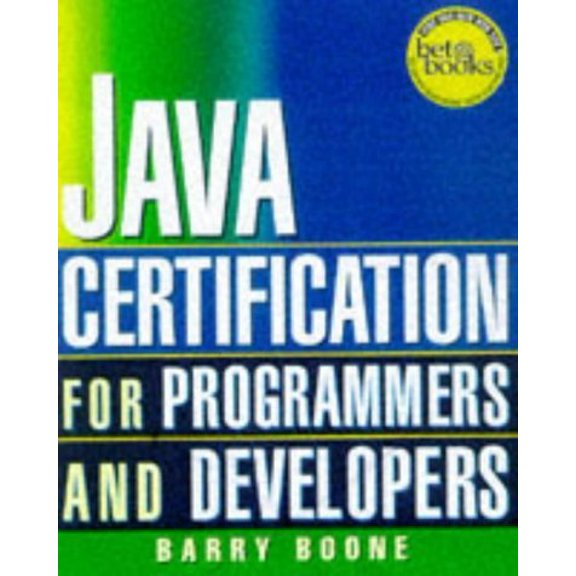 Pre-Owned Java 1.1 Certification Exam Guide for Programmers and Developers, 9780079136572, 0079136575, Hardcover,
