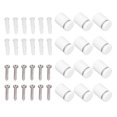 thumbnail image 4 of Advertising Glass Standoff Nail, Scratch Resistant Stainless Steel  Rust Resistant Sign Holders Standoff Screws 19x25mm   For Glass Signs, 4 of 8