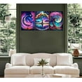 thumbnail image 3 of Hieng Tree of Life Wall Art Moon Canvas Poster Romantic Starry Night Pictures Fantasy Forest Paintings Tree Life Prints Visual Modern Abstract Wall Decor for Living Room Bedroom Unframed, 3 of 6