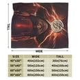 thumbnail image 2 of The Flash Blanket, Super Soft Throw Blanket, Cozy Flannel Blankets For Boys Girls, Warm Blankets For Couch Sofa Bed, 60"X50", 2 of 9