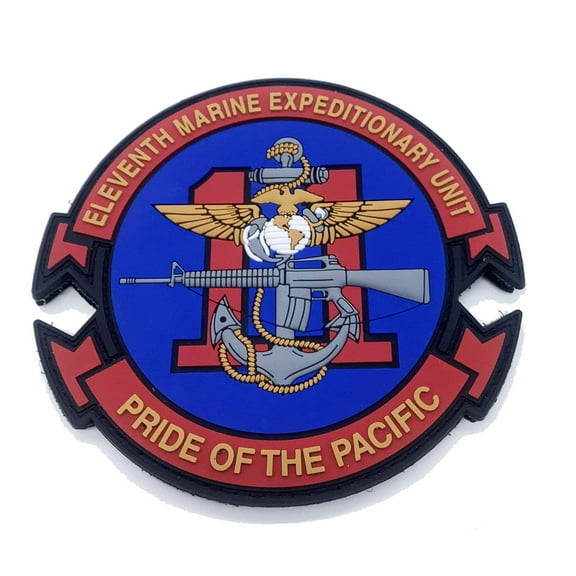 11th MEU PVC Patch – With Hook and Loop