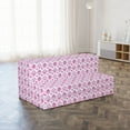 thumbnail image 4 of Owls Foldable Mattress, Sleeping Birds Moon Stars, 78.7" x 47.2", Pink Lavender, by Ambesonne, 4 of 6