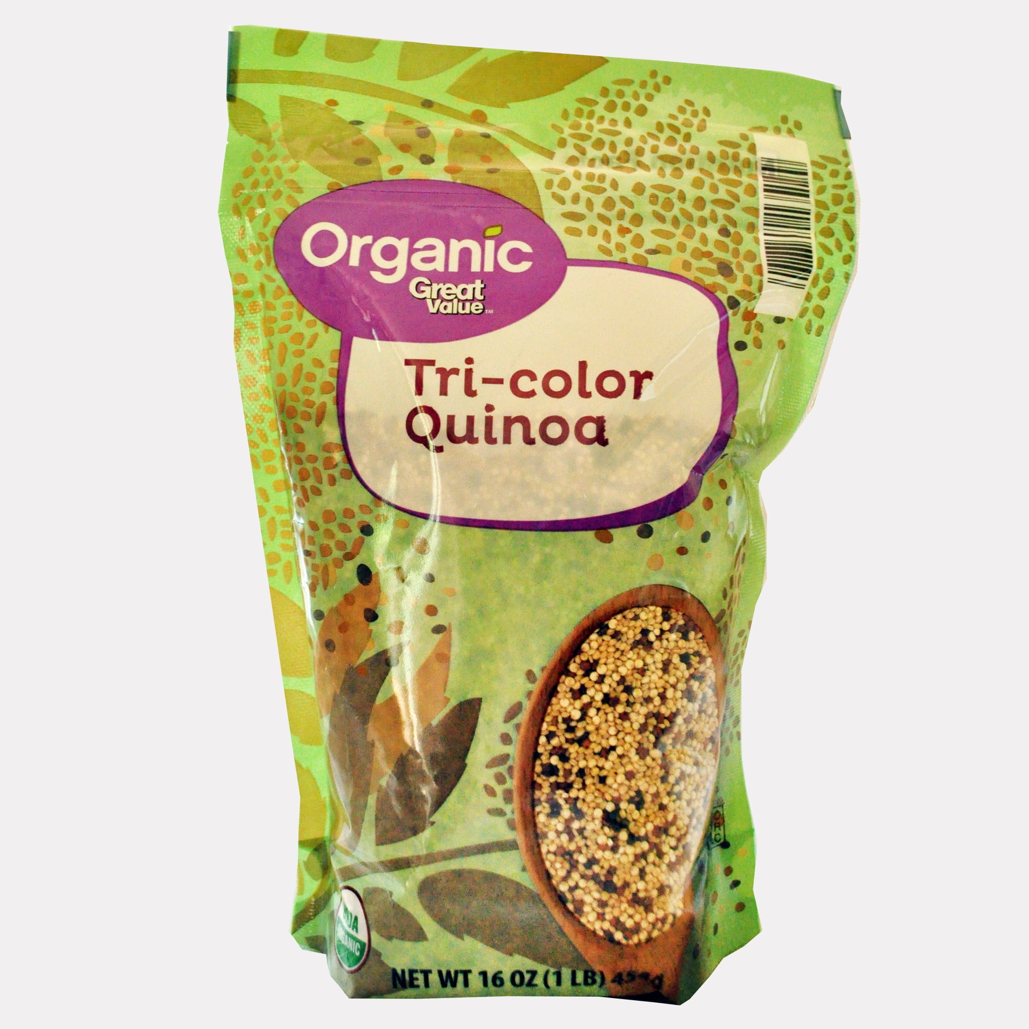Great Value Organic TriColor Quinoa, 16 oz