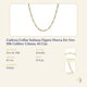 thumbnail image 2 of Cadena Collar Italiana Figaro Hueca De Oro 10k Calibre 5.3mm, 65 Cm, 2 of 5