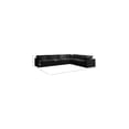 thumbnail image 3 of Meridian Furniture Plush Standard Black Velvet Modular Sectional, 3 of 8