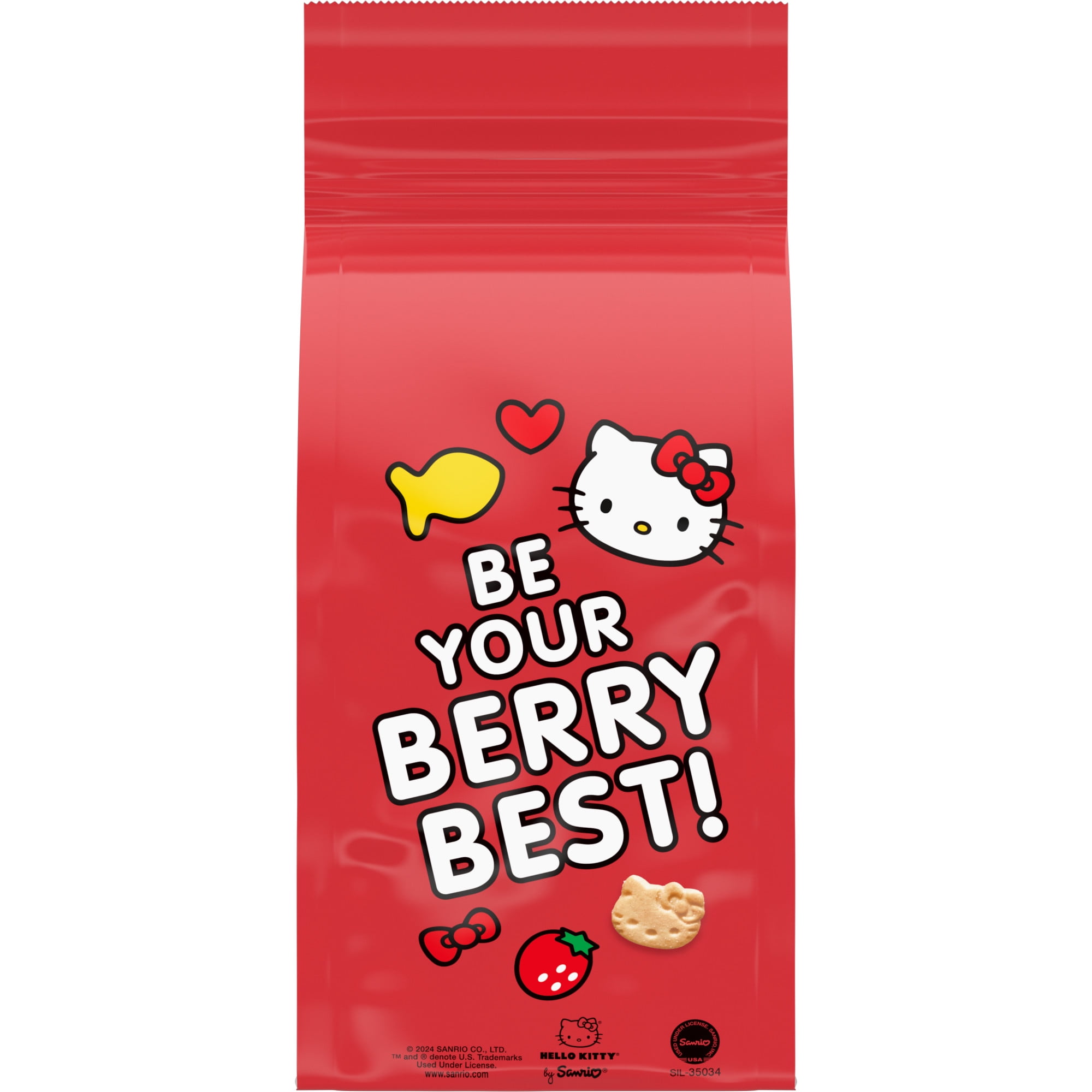 Goldfish Hello Kitty Strawberry Shortcake Flavored Grahams, Limited Edition, 6.1 oz Bag