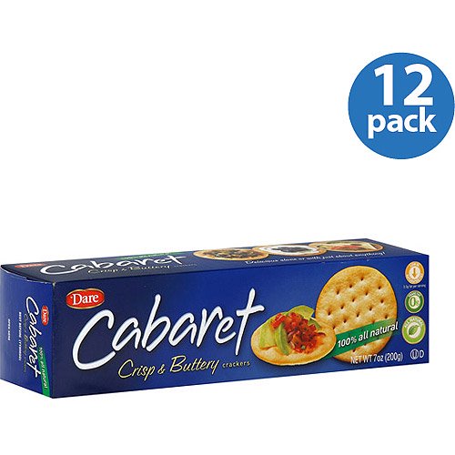 Cabaret Crisp And Buttery Crackers, 7 oz, (Pack of 12)