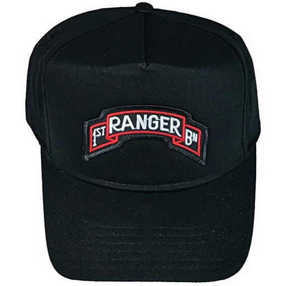 1ST RANGER BATTALION HAT - BLACK - Veteran Owned Business
