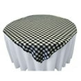 thumbnail image 6 of LA Linen Polyester Gingham Checkered 72 by 72-Inch Square Tablecloth, Hunter Green and White, 6 of 7